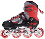 Adjustable Kids Inline Skates Flashing Wheels Red/Blue $19.84 Delivered @ Shopping Square