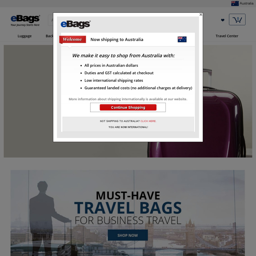 ebags australia