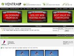 75% off selected Web Hosting plans and $2 off Domain Names at VentraIP