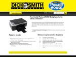 Spend $100 at Dick Smith online store - get a free HP printer valued at $59