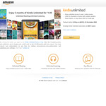 3 Months of Kindle Unlimited for $1.99 @ Amazon AU (New Subscribers)