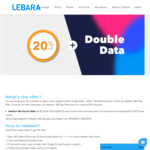 Lebara Medium Plan – 180 Day Starter Pack $128 ($21.33/Month) - 24GB Monthly Data and Unlimited Calls to 15 Countries