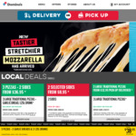 3 Traditional Pizzas $22.95 Pick up @ Domino's