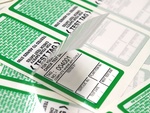 5 Packets of Heavy Duty Test Tags for $110 @ Appliance Testing Supplies