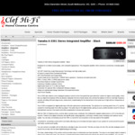 Yamaha A-S301 Stereo Integrated Amplifier (Black) $489, Dali Zensor 3 Speakers (Black) $475 Delivered @ Clefhifi.com.au