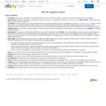 3% off Eligible Items ($30 Min Spend, Max Discount $1000 Per Transaction, Max 10 Items Per Transactions) @ eBay