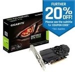 Gigabyte nVidia GeForce GTX 1050 OC 2GB Low Profile Gaming Graphics Video Card $160.80 Delivered @ Futu Online eBay