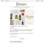 25% off + Free Gift @ Botani Skincare