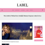 Win a Bottle of Michael Kors Starlight Shimmer Fragrance Valued at $150 from Label Magazine