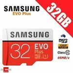 Samsung EVO Plus 32GB MicroSD - 3 for $17.95 + Delivery ($0 w/eBay+) @ Shopping Square eBay