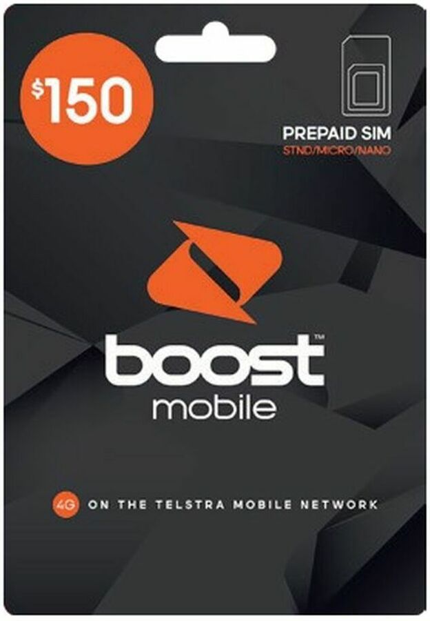 Boost Prepaid | 12 Months Expiry | 80GB Data | Unlimited Talk & Text ...