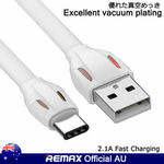 2 x REMAX 1M Laser Data Charging Cable USB-A to Type-C/Lightning $9.90 Delivered @ HTL eBay