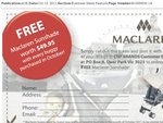 Free Maclaren Sunshade Worth $49.95 with Every Buggy Purchased in October