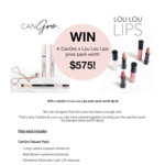 Win a Pamper Pack Worth $575 from CanGro/Lou Lou Lips