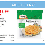 Katoomba Roti Paratha 30 Pack $8.99, Stonefire Mini Naan $6.49 @ Costco (Membership Required)