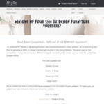 Win 1 of 4 $500 Oz Design Furniture Gift Vouchers promoted by Style Sourcebook