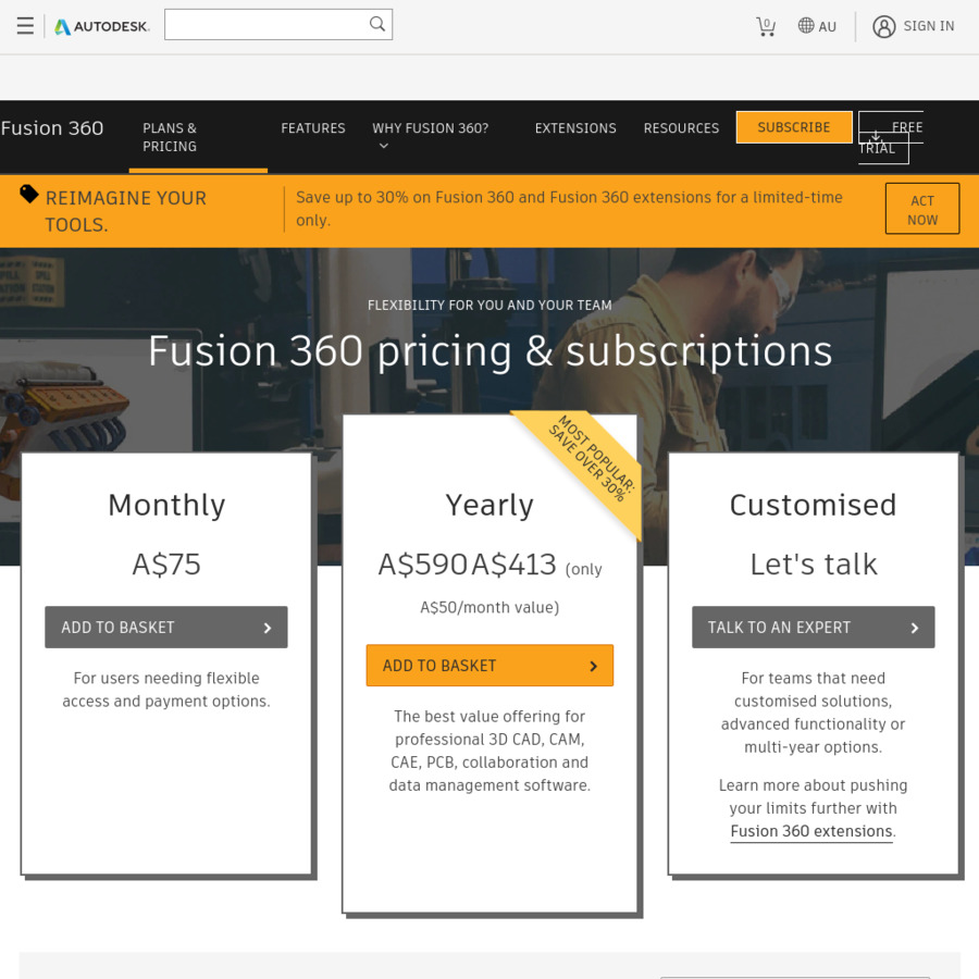 fusion 360 subscription cost