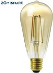Zigbee ST64 Dual White LED Smart Filament Bulb (Support Smartthings) US$15.18 (~A$20.50) Delivered @ Zemismart