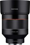 Samyang SYIO85AF-E 85mm F1.4 Auto Focus Weather Sealed Lens for Sony E-Mount $668.60 Delivered @ Amazon AU