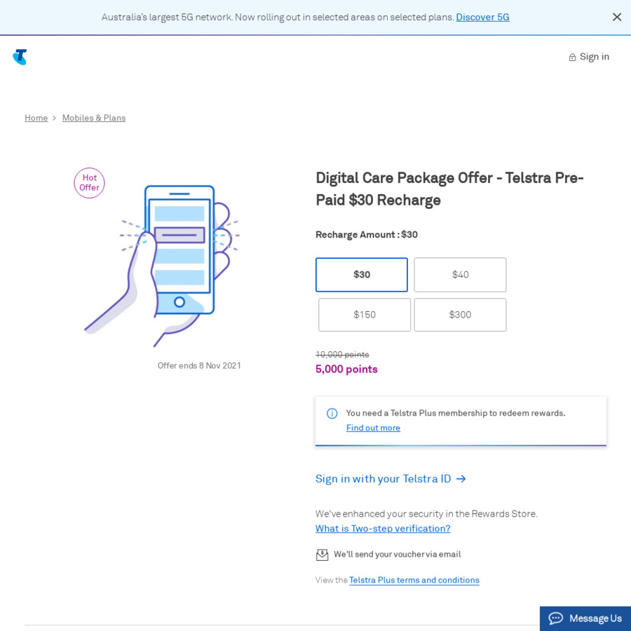 price-telstra-prepaid-recharge-vouchers-30-for-5000-points-40-for