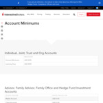 $0/Month Account Keeping Fee for All Accounts @ Interactive Brokers