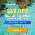 $60 off WA Flights & $60 off WA Pre-Paid Hotels (Minimum $100 Spend) @ Trip.com