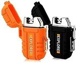 Rechargeable Plasma Lighter Electronic Dual Arc $13.19, Black + Orange Set $22.49 + Postage ($0 Prime/ $39+) @ YESDEX Amazon AU