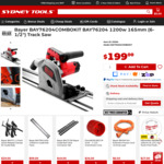 Bayer 1200w 165mm (6-1/2") Track Saw Combo with 1400mm Track $199 + Delivery ($0 C&C) @ Sydney Tools