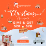 [VIC] $20 Referral Upsize (Stack with $10 Sign up Voucher & Free Delivery) @ GimmeNow (Mel CBD, East & SE)