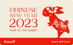$10 Bonus Swap Card with Purchase of $150 Chinese New Year 2023 Smart eGift Card (Limit 4750 Bonuses) @ Prezzee