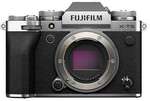 Fujifilm X-T5 Silver Body Only $2469 Delivered @ Camera House eBay