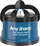 AnySharp Knife Sharpener, Blue $10 (RRP $24.99) + Delivery ($0 with Prime/ $39 Spend) @ Amazon AU