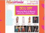 Peter Alexander 50% off selected pants! $20 discount code! 10% off discount code! Free shipping 