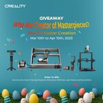 Win a Laser Engraver Falcon 2, 3D Scanner CR-Scan Ferret, Ender-3 S1 or 1 of 2 Laser Module/ Rotary Roller from Creality
