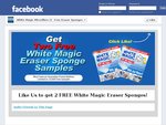FREE 2x 'White Magic Eraser Sponges' (Facebook Required)