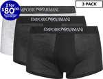 Emporio Armani Men's Boxer Briefs/Cotton Trunks 3-Pack $24.99 (Was $49.99), 2x (3-Packs) $30 + Del ($0 with OnePass) @ Catch