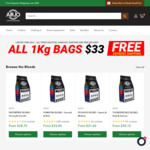All 1kg Coffee Bags $33 Each & Free Express Shipping @ AIRJO Coffee Roasters