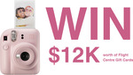 Win $12,000 worth of Flight Centre vouchers from Instax