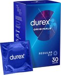 Durex Originals Latex Condoms Regular Fit, Pack of 30 $6.65 ($5.99 S&S) + Delivery ($0 Prime/ $39 Spend) @Amazon AU