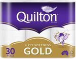 Quilton Gold 4 Ply Toilet Tissue (30 Count) $18 ($16.20 Sub & Save) + Delivery ($0 with Prime/ $39 Spend) @ Amazon AU