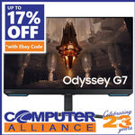 Samsung Odyssey 32" G70B UHD 4K IPS 144Hz Gaming Monitor $798.15 ($779.37 eBay Plus) Delivered @ Computer Alliance eBay