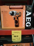 AEG BS12C Cordless Drill $90.12 Was $199 Bunnings