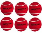 Nivia Heavy Tennis Ball Cricket Ball in Red Colour (Pack of 6) $2.66 + Delivery ($0 with Prime/ $39 Spend) @ Amazon AU