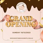[NSW] Free Coffee & Doughnuts (First 100 People from 12pm Sunday 10th) @ Boston Doughnuts, Bass Hill Plaza