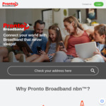 NBN50 $49/Month (First 6 Months) Then $75/Month Ongoing @ Pronto Broadband