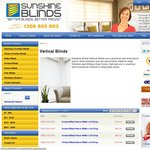 Vertical Blinds (Ready Made) 50% Off Sale - SunshineBlinds.com.au