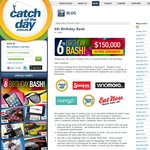Catch of The Day 6th Birthday Bash - $150,000 Worth of Free Giveaways, 72 Giveaway Opprtunities