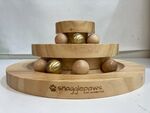 Snagglepaws Natural Wooden Double Layer Turntable Cat Pet Toy 7 Balls $5 + $14.50 Postage @ St Vincent de Paul Society eBay