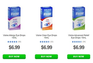 Visine Eye Drops 15ml $6.99 + Delivery (Free C&C/ in-Store) @ Chemist Warehouse