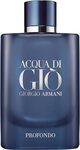 [BACK ORDER] Giorgio Armani Aqua Di Gio Profondo Eau De Parfum 125mL $159.99 Delivered (to Select Postcodes Only) @ Amazon AU